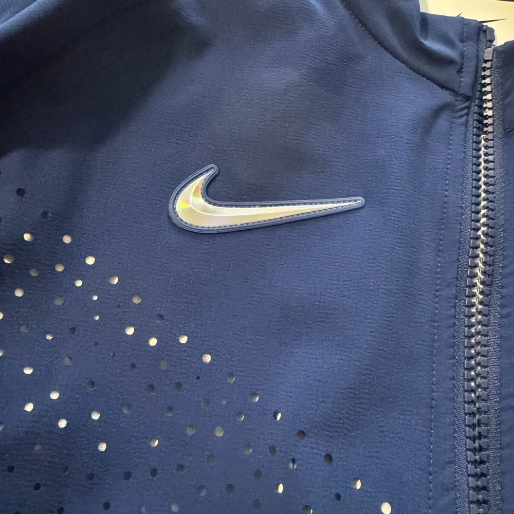 Nike Team 2024 Olympic USA Podium Blue & Silver Jacket Women’s Size Small NWT - Picture 13 of 14